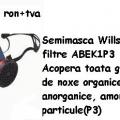 Semimasca Willson cu filtre ABEK1P3
