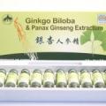 Ginkgo Biloba Panax fiole
