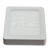 15W Panou LED Aparent Patrat &#8211; Alb Cald