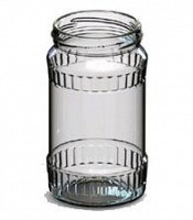 Borcane de sticla 0,370 L cu capac TO-66