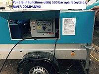 Aparat de hidrocuratare hidrosablare 500 bar apa rece calda