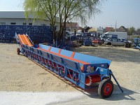 Banda transportoare descarcare cereale din camion