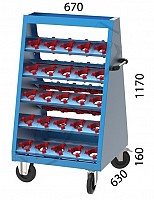 CARUCIOR TRANSPORT SCULE CNC KOCEL 2300