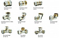 Fitinguri pentru pexal din alama