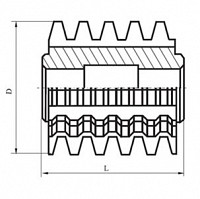 Freze melc monobloc pentru arbori canelat