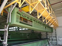 Instalatie tratare suprafete profile lungime utila 8,8m