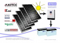Kit sistem panouri fotovoltaice 4 panouri 260W