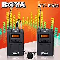 Lavaliera Wireless Microphone System For BOYA WM6