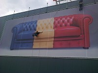 Montat/Demontat reclama publicitara
