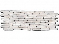 Marmura mozaic Vertical white