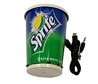 Mp3 Player - Pahar Sprite , Gadget mini boxa Audio , FM Radi