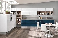 Mobilier bucatarie Colectia Lungomare nuante blumarine/alb