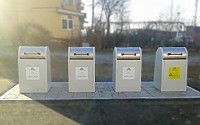Platforme cu containere subterane 1100 litri