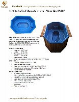 ciubar - Hot tub din fibra de sticla KORIKS 1500L