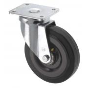 Roata cu cauciuc elastic cu carcasa masiva 160 mm