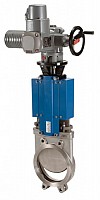 Robineti cutit inox actionare electrica