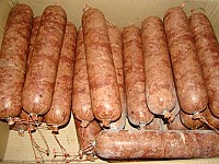Salam 100 % bio pentru caini din vita