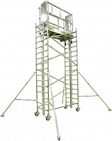 Schela aluminiu mobila X-Tools Alulift, cu platforma mobila