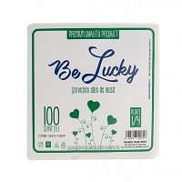 Servetele albe de masa 38x38 -2 str, 100 buc/pac, pliere 1/4