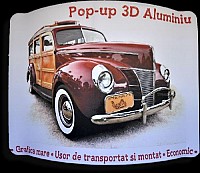 Sistem de expunere textil 3D cu rama din aluminiu