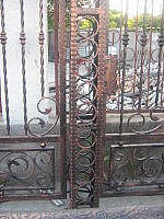 Stalpi din fier forjat