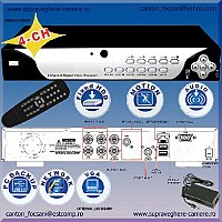 DISPOZITIV INREGISTRARE IMAGINI CU 4 CANALE D-9004BV