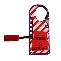 Dispozitiv special de blocare a actionarii echipamentelor