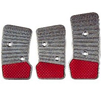 Acoperire pedale auto MAX GRIP rosu A008