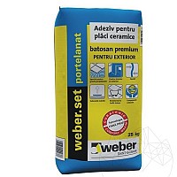 Adeziv Gresie / Piatra Naturala - Weber Set.Portelanat Max?