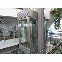 Ascensor Elmas cu pereti tip acvariu cu pesti