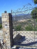 poarta din fier forjat