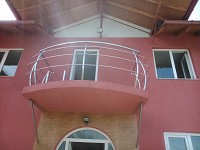 Balcoane din inox cu 3 intermediare