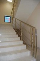 Balustrade inox cu pornire picior drept