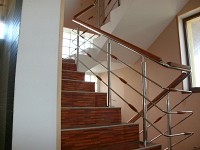 Balustrade inox interior