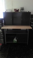 Banc de lucru cu masa de lucru si dulap de scule - Dulap Scu