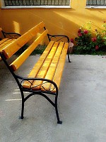 Banca parc lemn brad