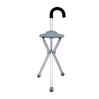 Baston cu scaun pliabil, maner curbat - FS945L