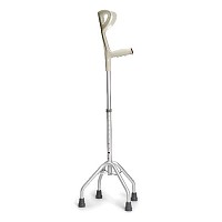 Baston tetrapod cu maner sprijin pe cot, baza larga - RP722