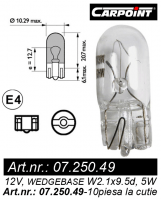 BEC auto T10 12V 5W BAV-725049