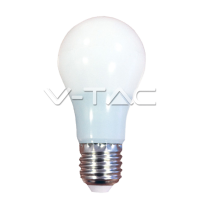 Bec LED &#8211; 5W E27 A55 Termoplastic Alb Rece