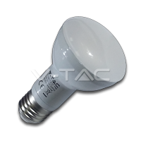 Bec LED &#8211; 7W E27 R63 Aluminiu Epistar Chip Alb Cald