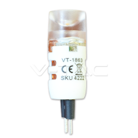 Bec Spot Led &#8211; 1.2W 12V G4 Cree Chip Alb natural