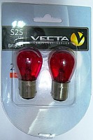 Bec stop frana bau15d 12v 21-5w ROSU 2buc la blister BAV-219