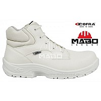 Bocanc de protectie alb cu bombeu compozit ROMULUS S2 SRC