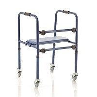 Cadru de mers demontabil cu roti si scaun - RP748