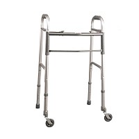 Cadru de mers pliabil cu 2 roti mobile - RP744