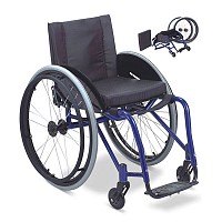 Carucior cu rotile activ din otel vopsit - FS723LQ-36