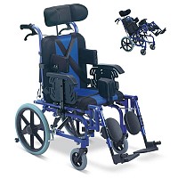 Carucior cu rotile multipozabil, transport pacienti adulti -