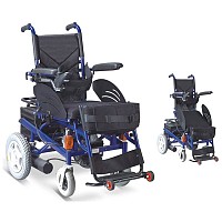 Carucior electric invalizi cu pozitionare verticala si lumin