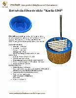 ciubar - Hot tub din fibra de sticla KORIKS 1300L